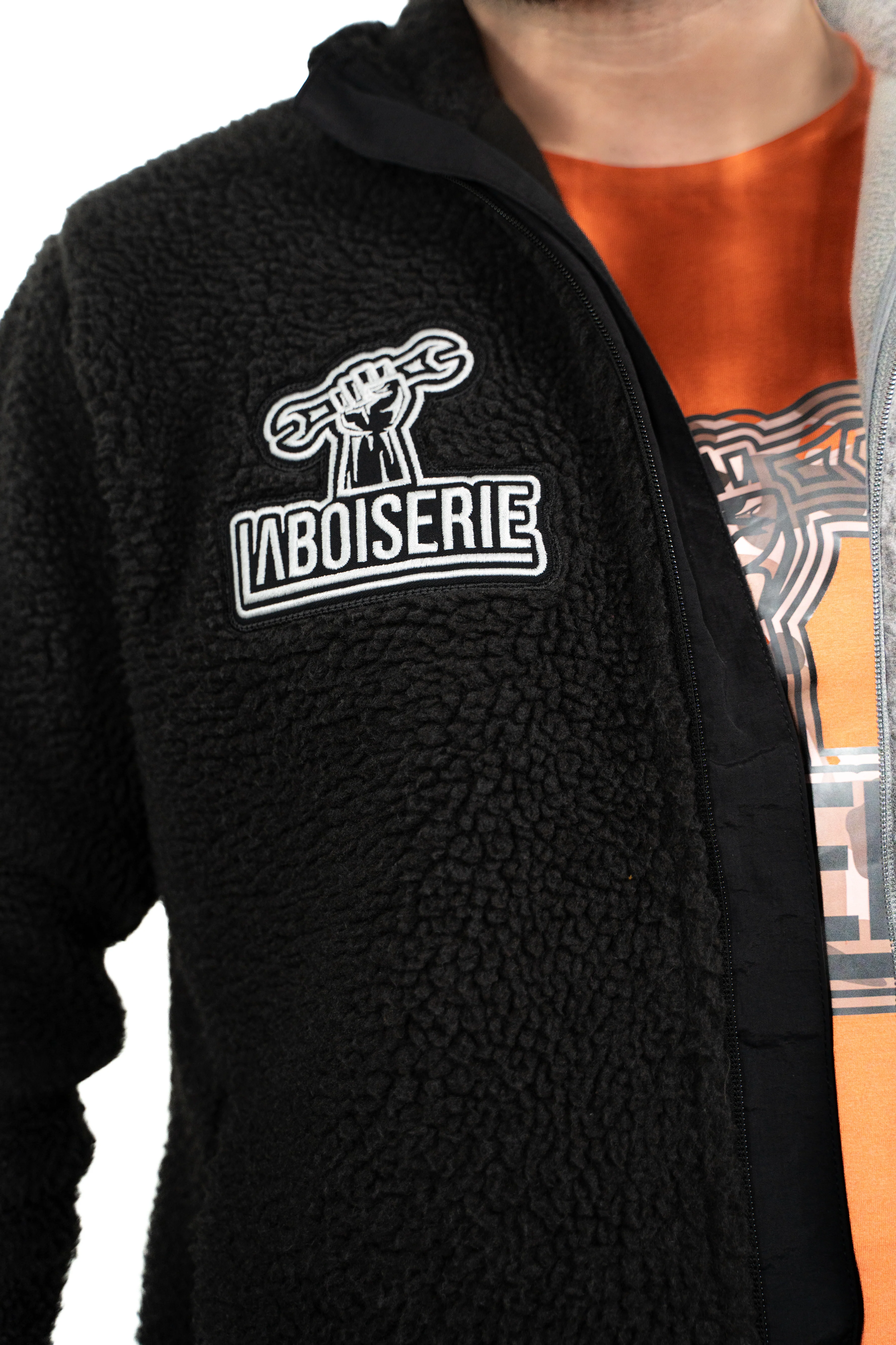 LA VESTE SHERPA BOISERIE NOIRE - Image 4