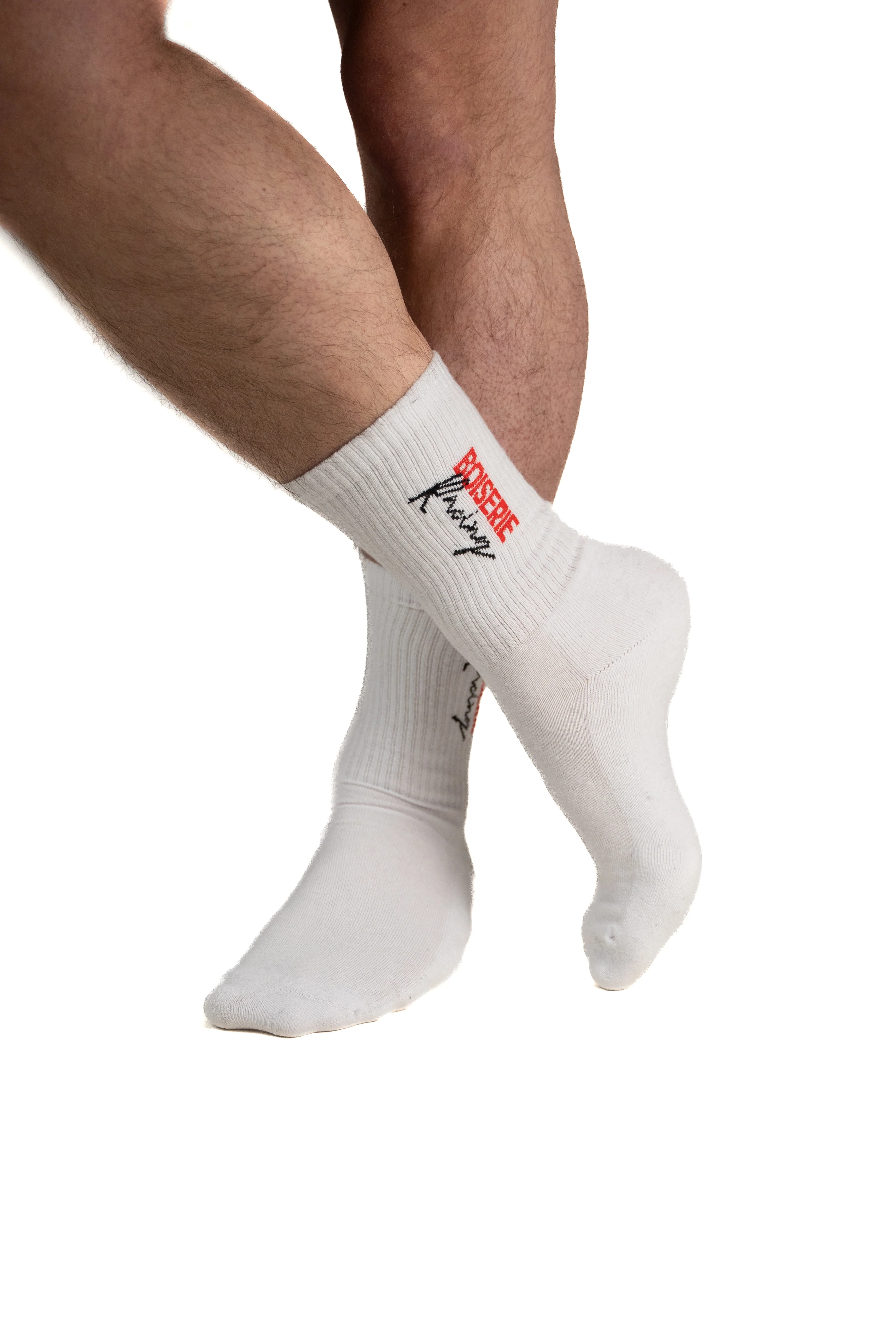 LE LOT DE 2 PAIRES DE CHAUSSETTES RACING TEAM BLANCHES - Image 2