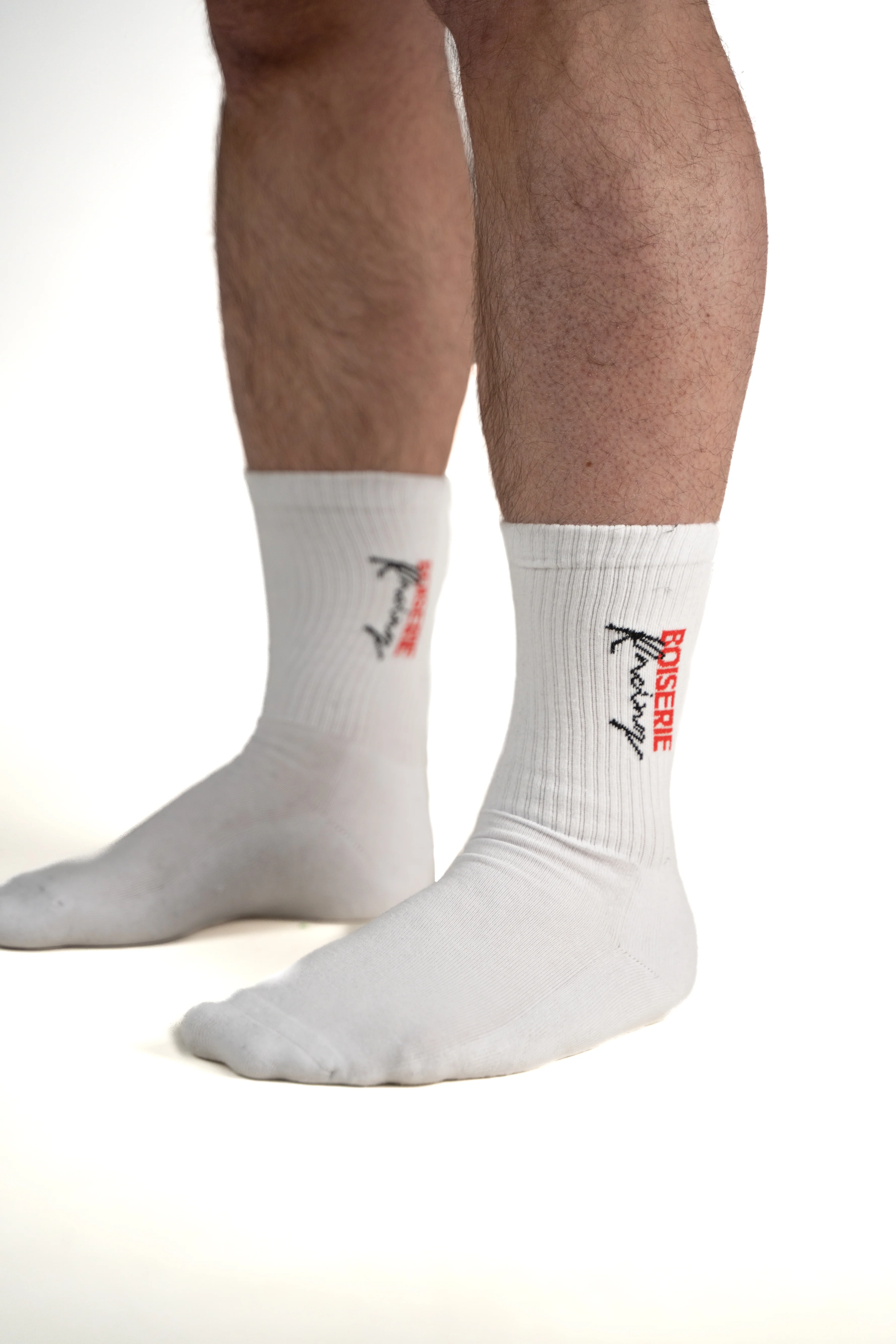 LE LOT DE 2 PAIRES DE CHAUSSETTES RACING TEAM BLANCHES - Image 3