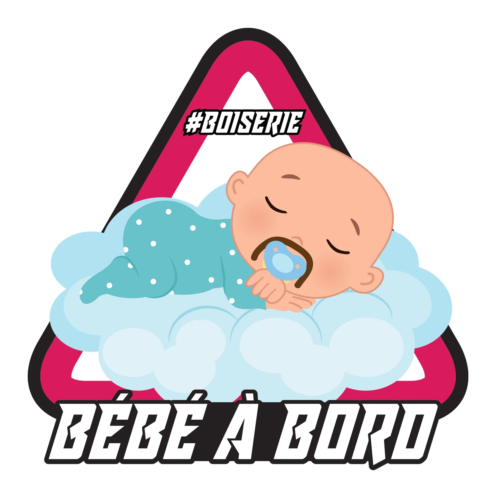 LE STICKER "BEBE À BORD"