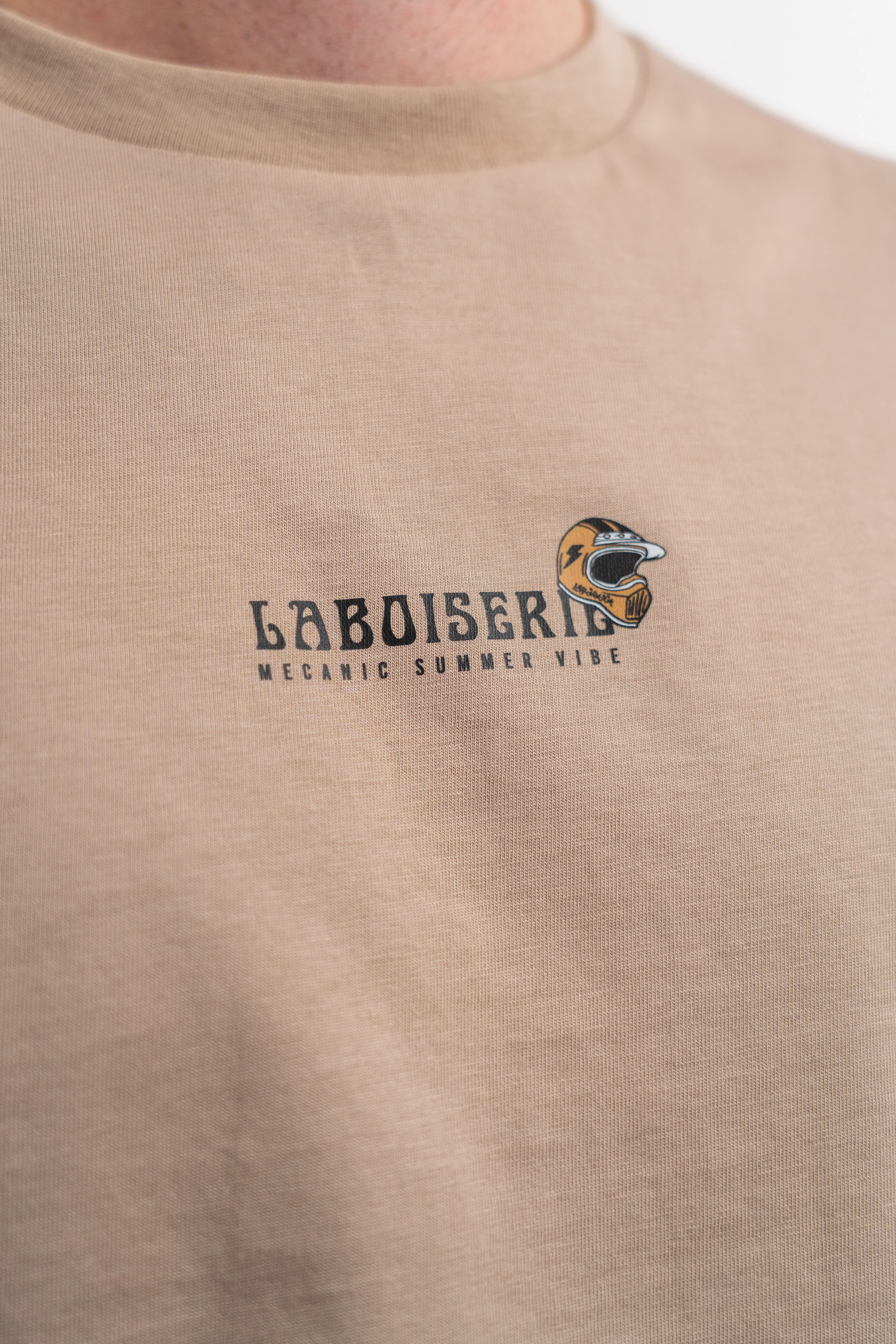 LE T-SHIRT BEIGE FONCÉ LABOISERIE MECANIC - Image 2