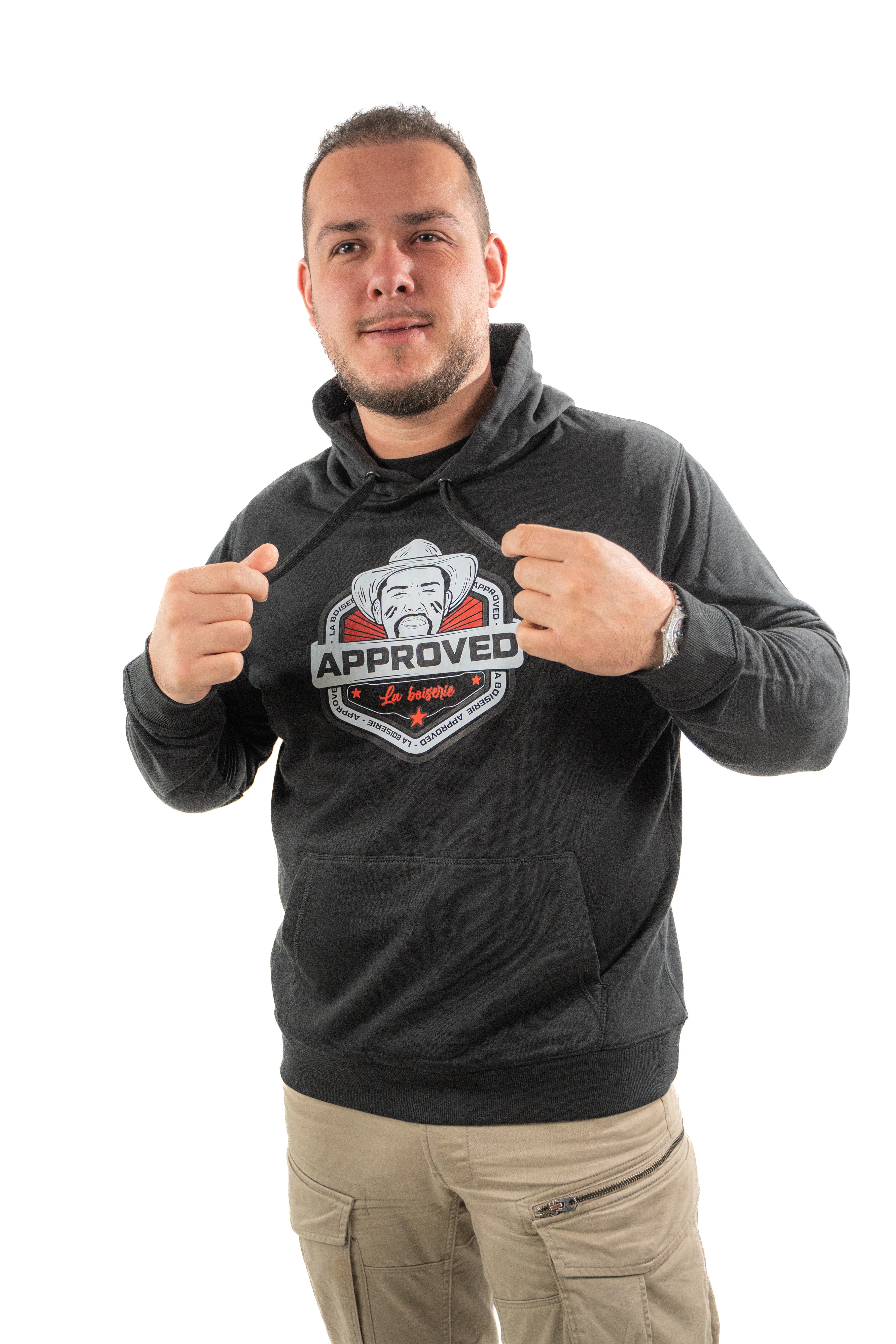 SWEAT NOIR LA BOISERIE APPROVED - Image 3