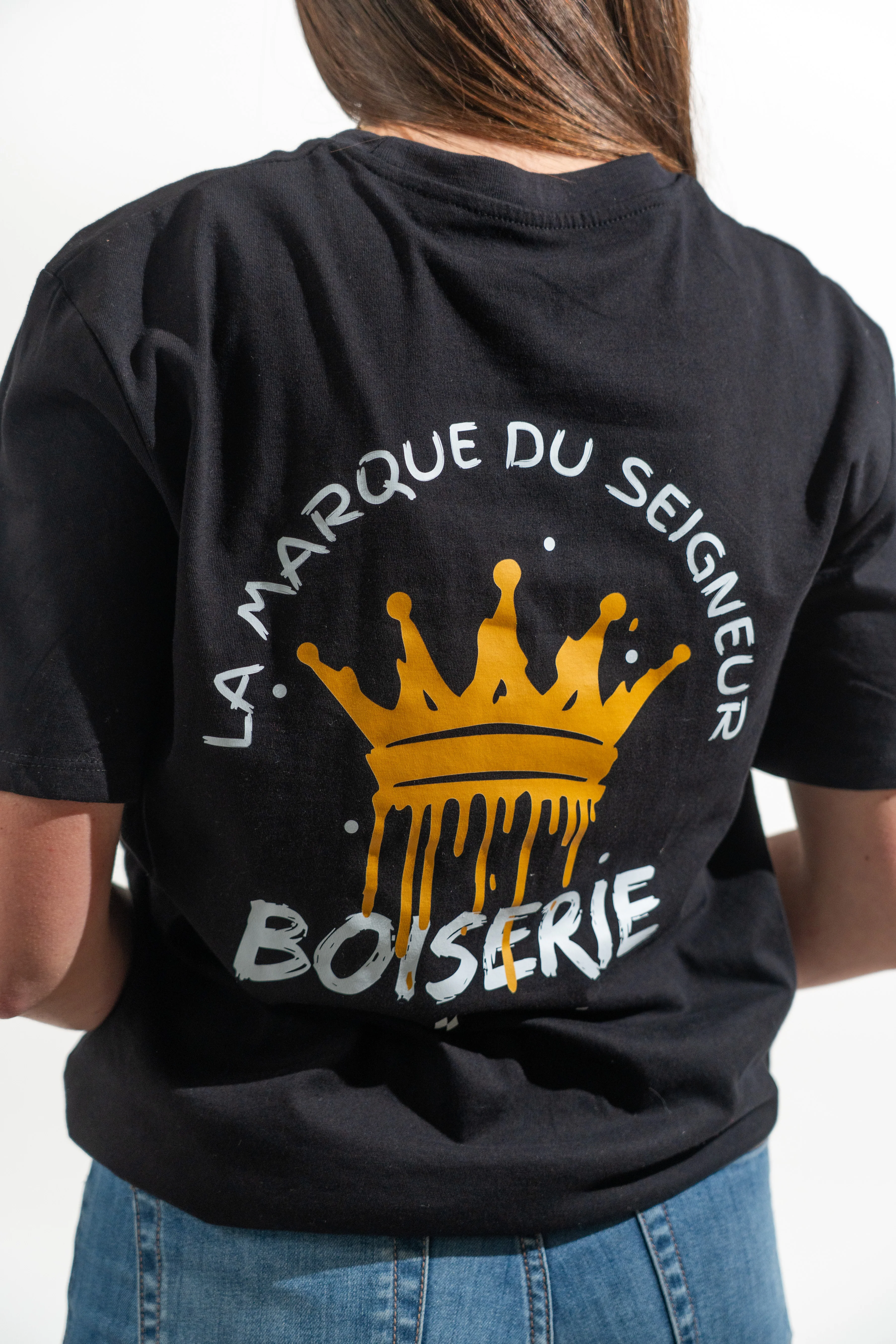 T-SHIRT BOISERIE COURONNE NOIR - Image 3