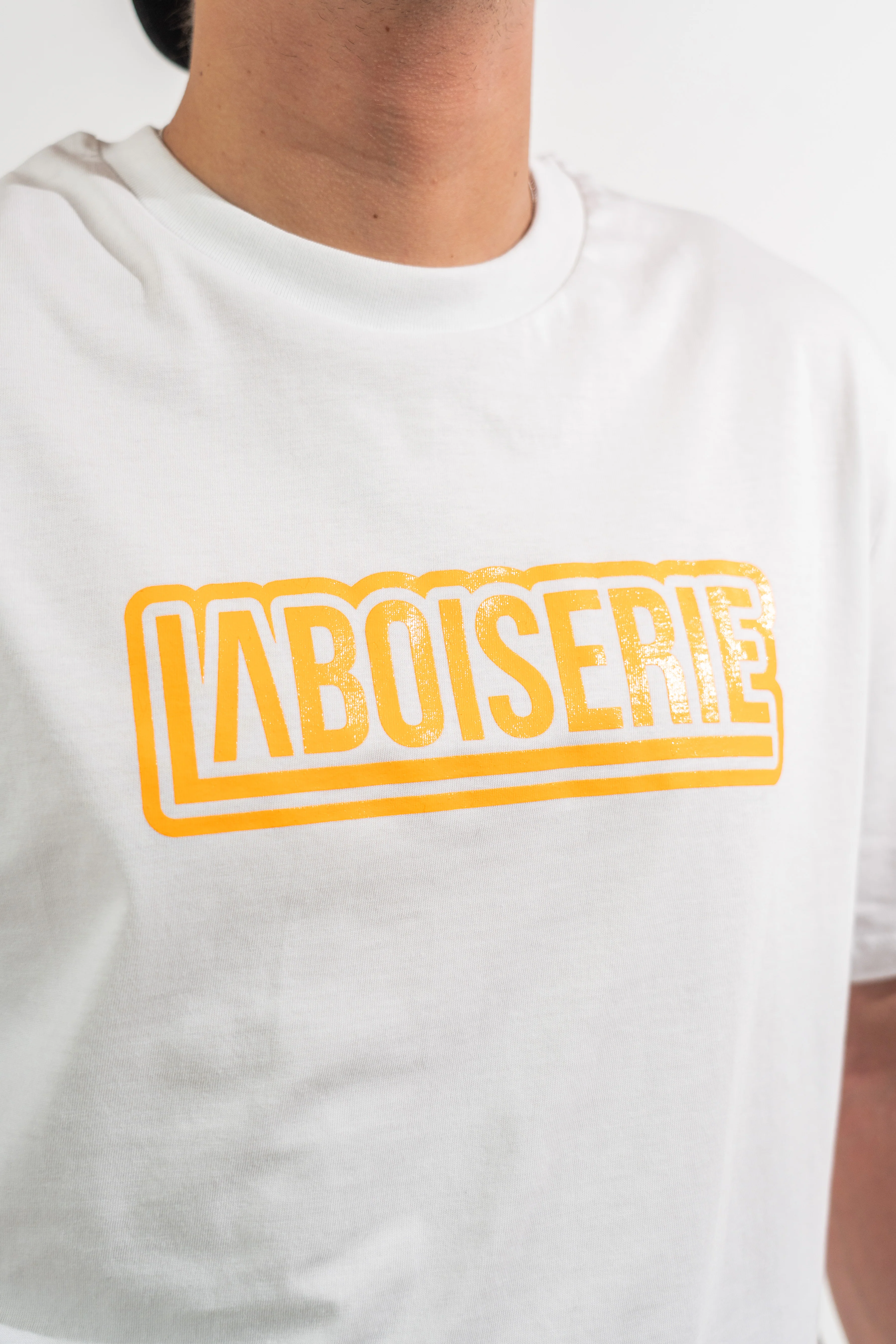 T-SHIRT FLUO BOISERIE BLANC - Image 4