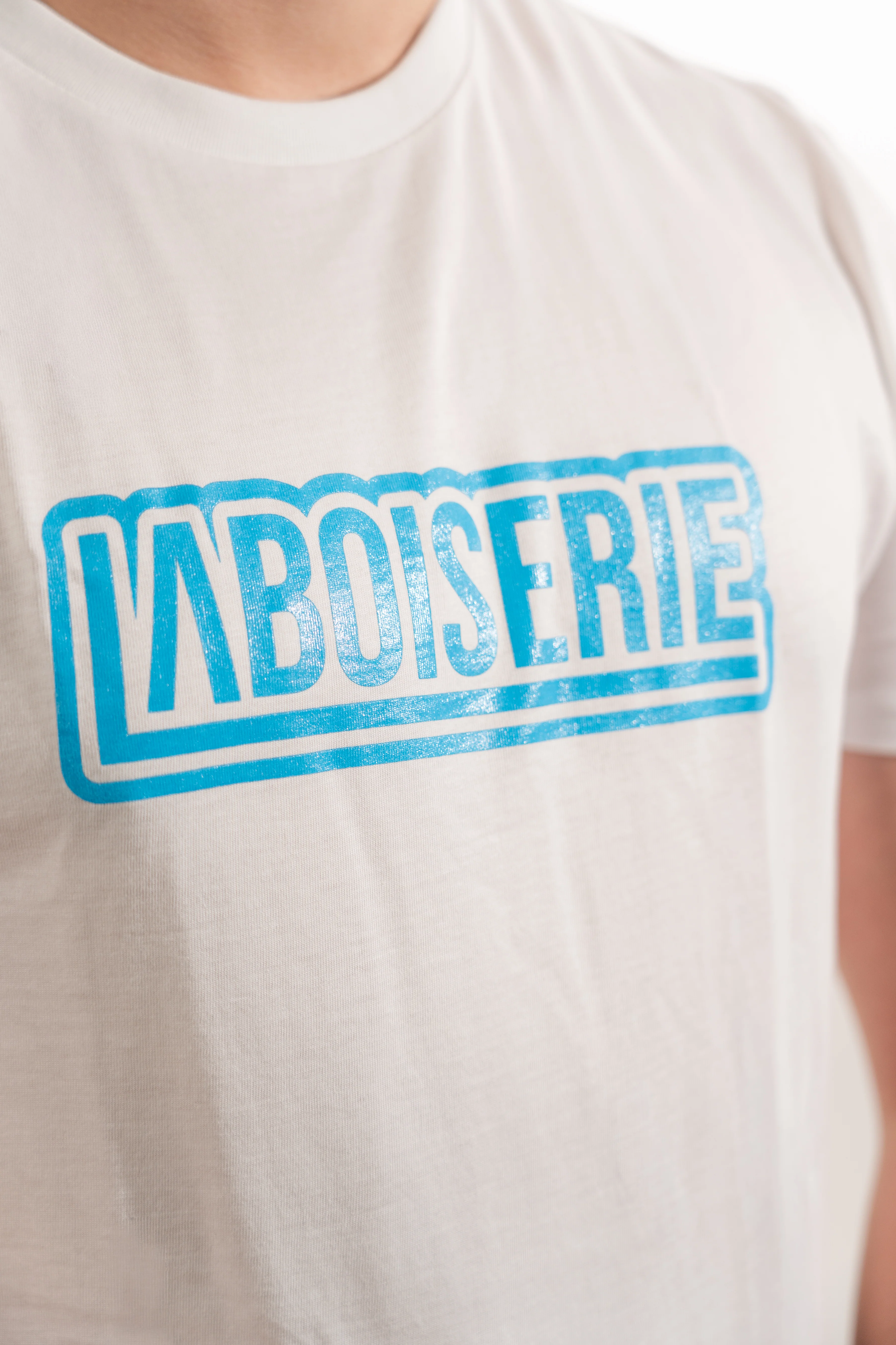 T-SHIRT FLUO BOISERIE BLANC - Image 6