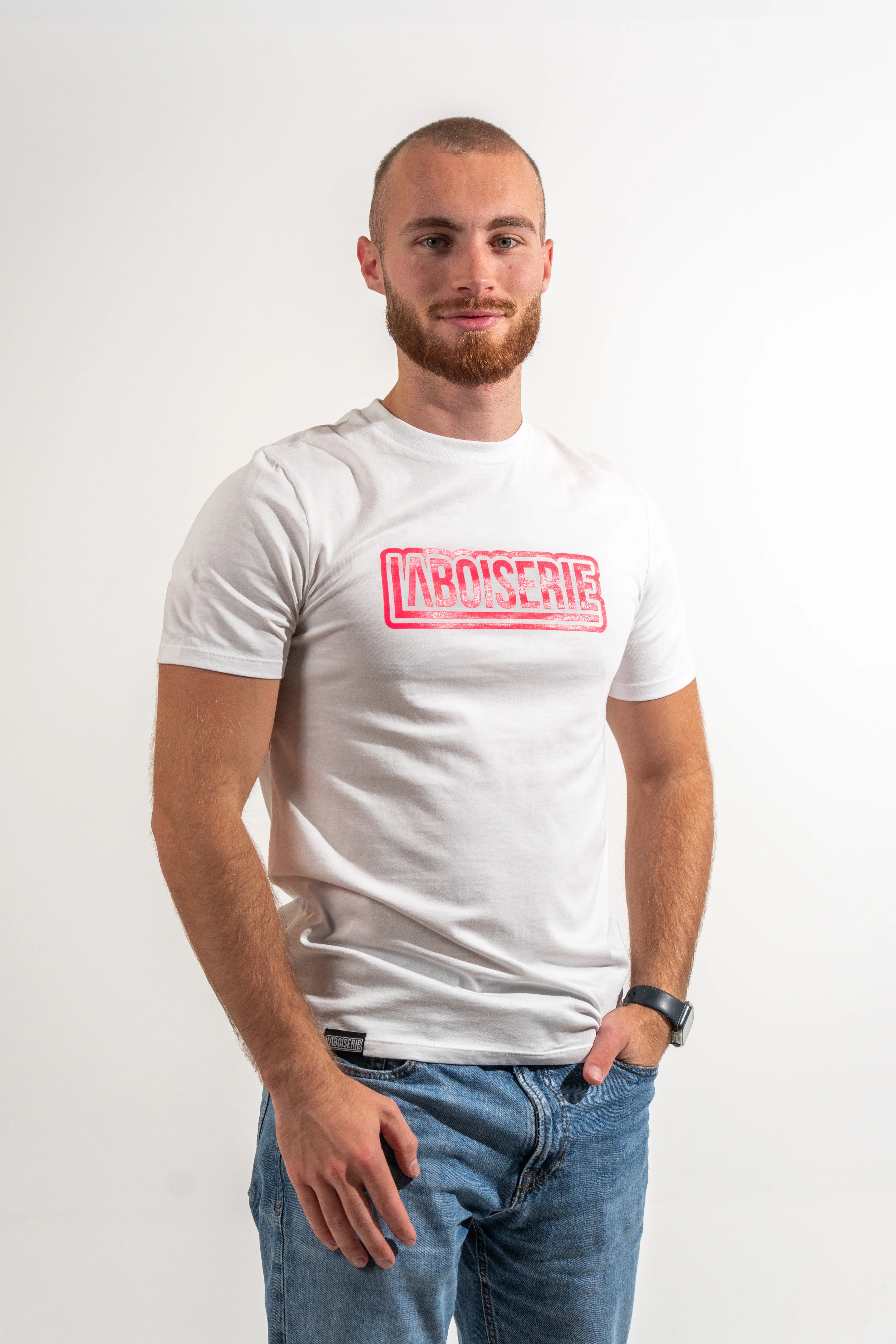 T-SHIRT FLUO BOISERIE BLANC - Image 7