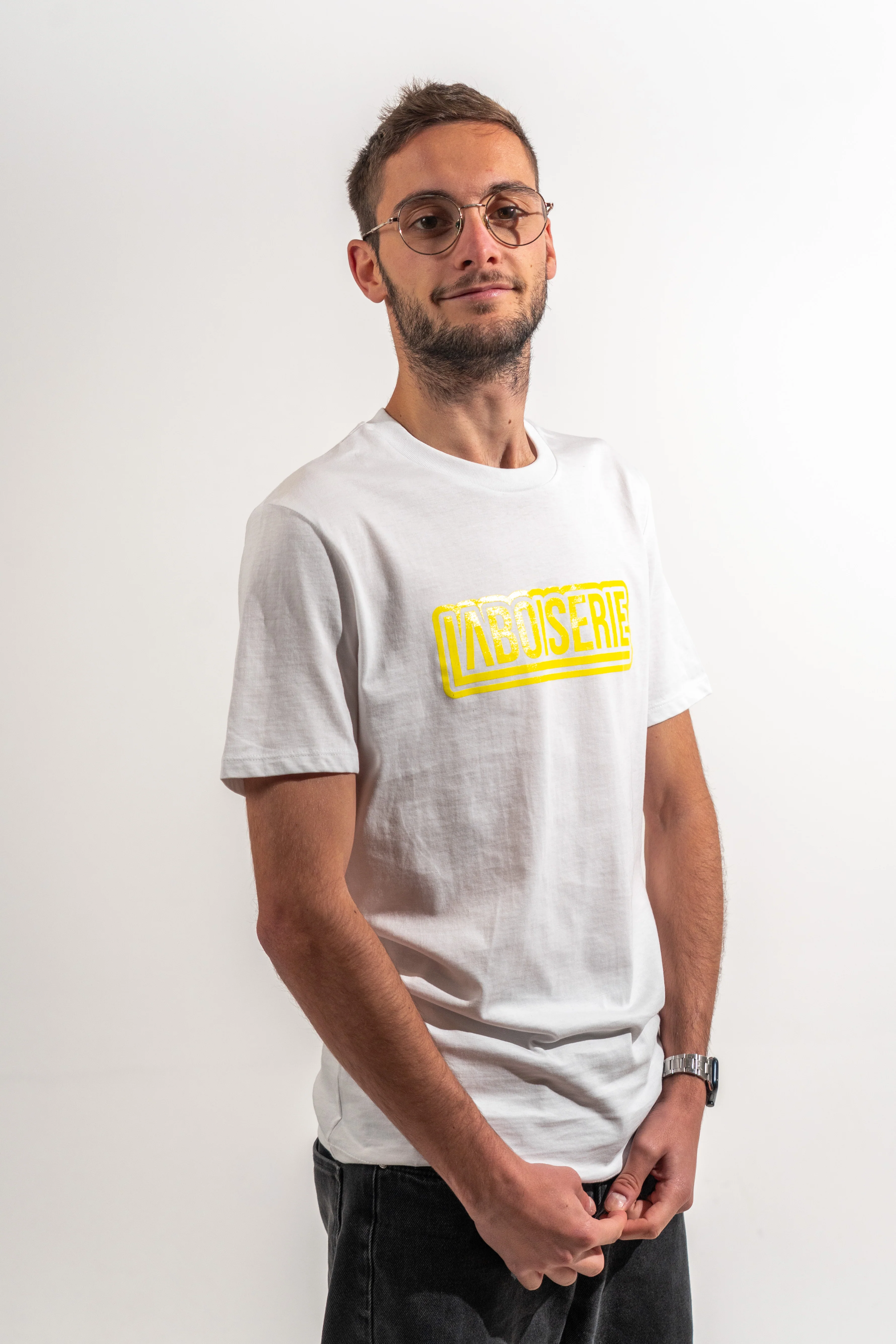 T-SHIRT FLUO BOISERIE BLANC - Image 8